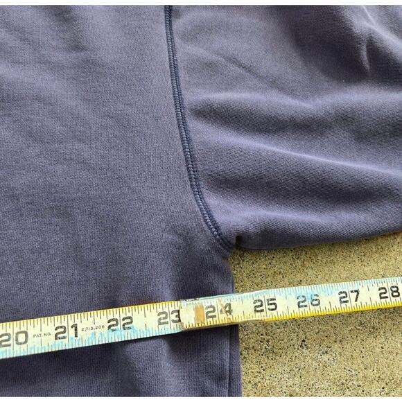 Vtg Y2k 24 Hour Fitness Embroidered Logo Crewneck Sweatshirt Blue Large Sunfade - Picture 5 of 6